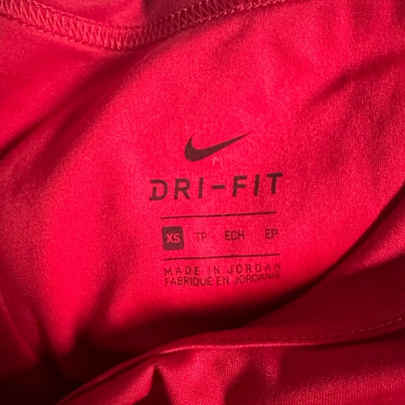 WOMENS XS NIKE OPEN HOLE BACK DRI FIT WORKOUT TOP - Picture 2 of 4